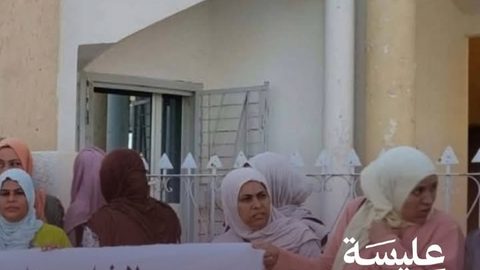 المعطلون عن العمل ينفذون وقفة احتجاجية في قبلي