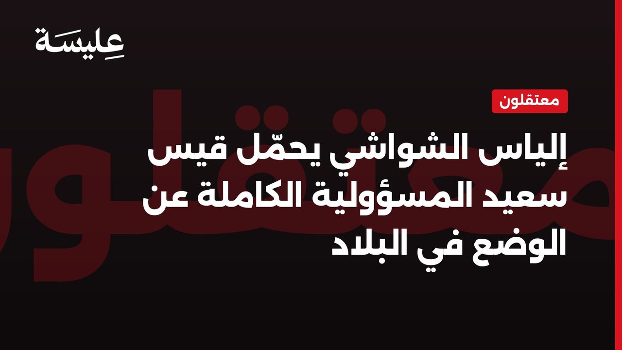 إلياس الشواشي يحمّل قيس سعيد المسؤولية الكاملة عن الوضع في البلاد