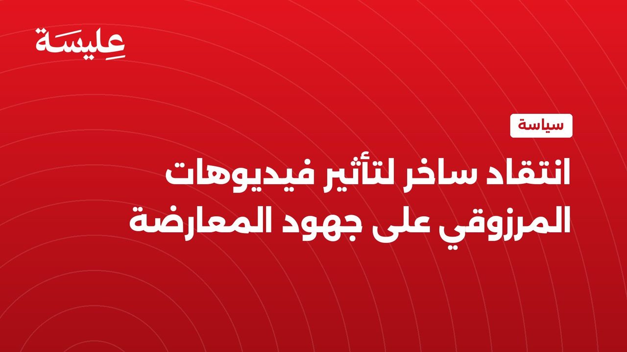 Critique sarcastique de l'impact des vidéos de Merzougui sur les efforts de l'opposition